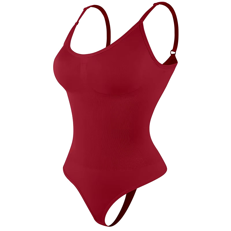 Ultimate Smoothing Shapewear Bodysuit for Women - Sculpting Full Body Shaper with Thong Design for a Flawless Silhouette