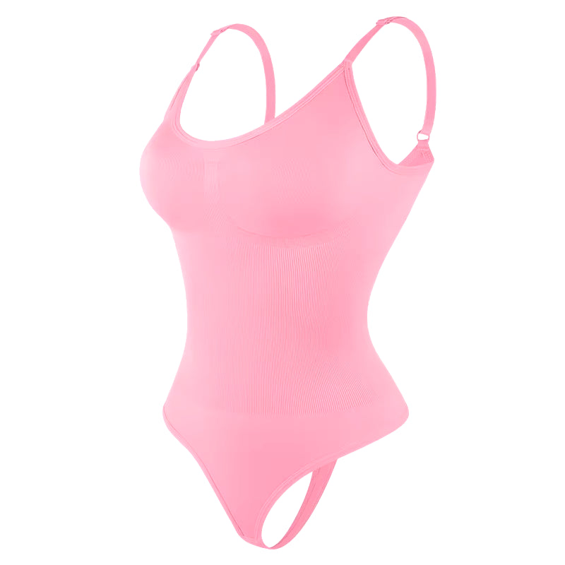 Ultimate Smoothing Shapewear Bodysuit for Women - Sculpting Full Body Shaper with Thong Design for a Flawless Silhouette