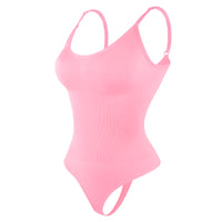 Ultimate Smoothing Shapewear Bodysuit for Women - Sculpting Full Body Shaper with Thong Design for a Flawless Silhouette