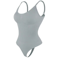 Ultimate Smoothing Shapewear Bodysuit for Women - Sculpting Full Body Shaper with Thong Design for a Flawless Silhouette